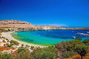 Lindos bay